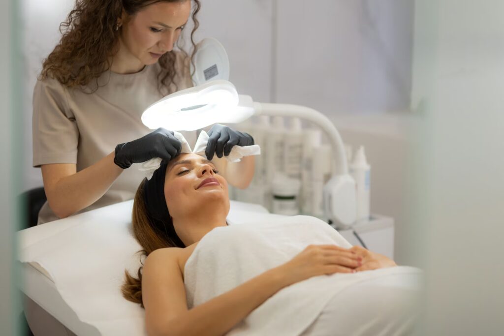 relaxation during a soothing facial treatment in a 2025 03 03 17 08 00 utc